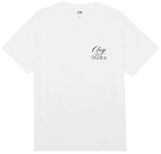  Obey T-shirt Studios Worldwide Classic White Uomo Bianco