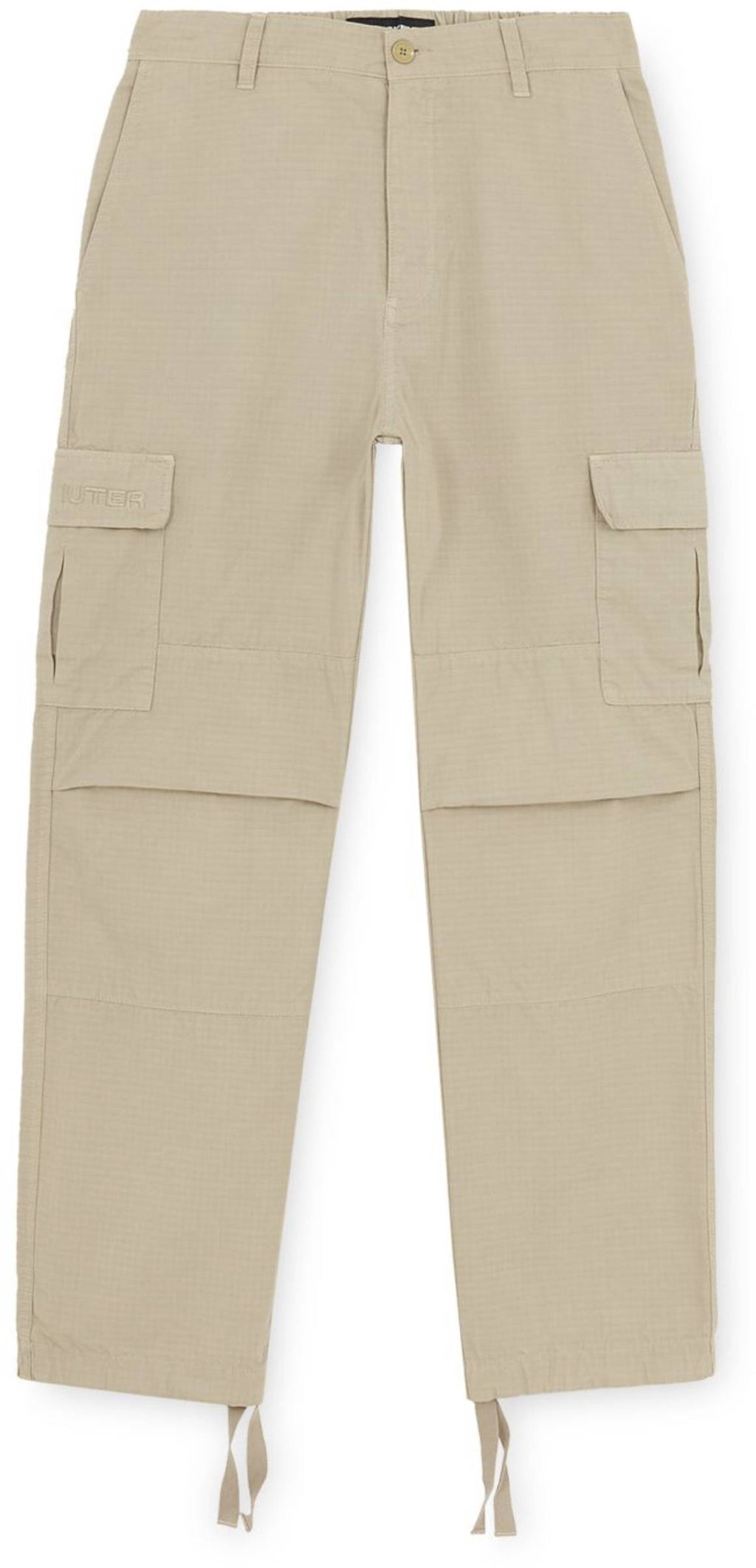 Iuter Pantalone Cargo Ripstop Pants Ice Beige Uomo » ModeOn Streetwear