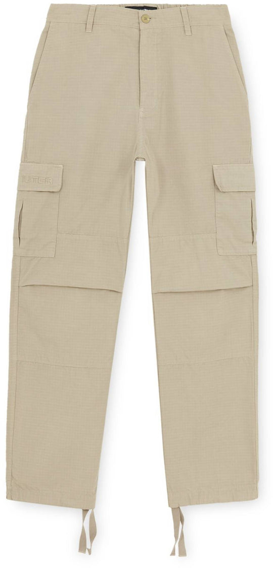  Iuter Pantalone Cargo Ripstop Pants Ice Uomo Beige