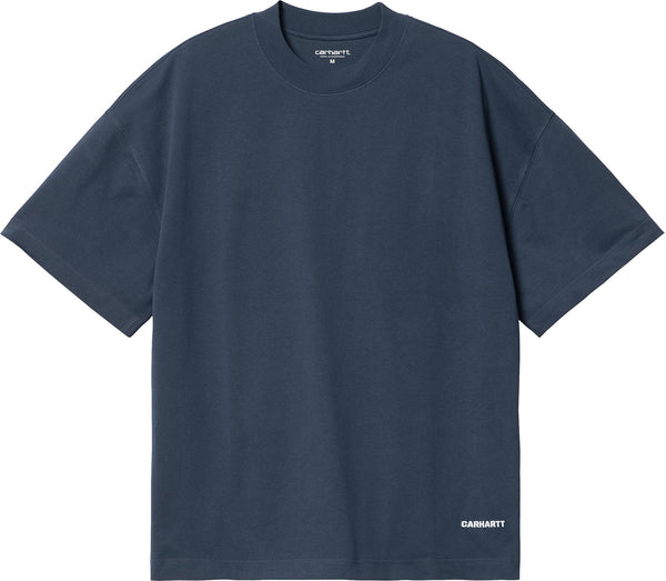 Carhartt WIP t-shirt SS Link Script T-shirt blue white