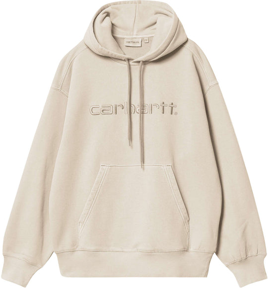  Carhartt Wip W Hooded Duster Sweat Tonic Garment Dyed Donna Beige