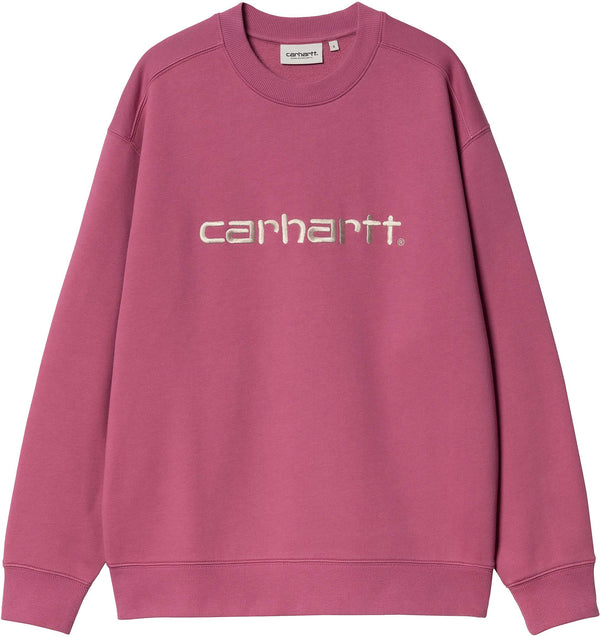 Carhartt Wip felpa W Carhartt Sweat magenta tonic