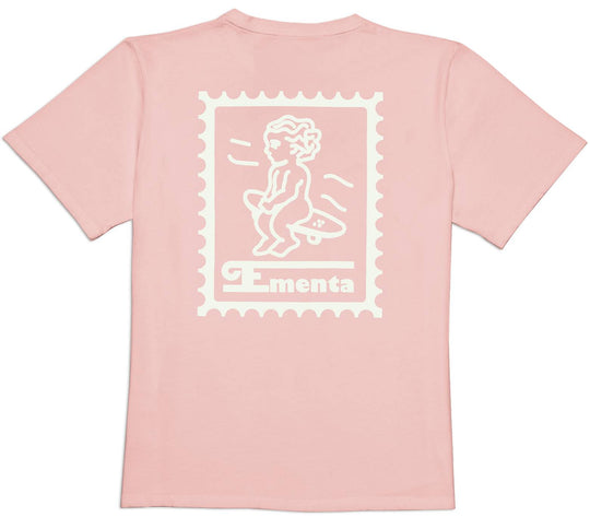  Ementa Sb T-shirt Baby Stamp Ss Tee Salmon Uomo Rosa
