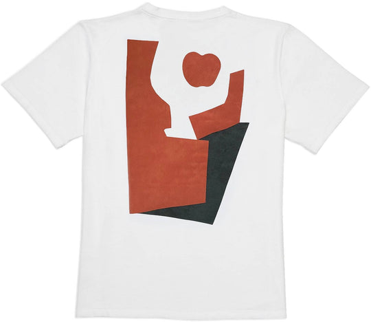  Ementa Sb T-shirt Clay Ss Tee White Uomo Bianco