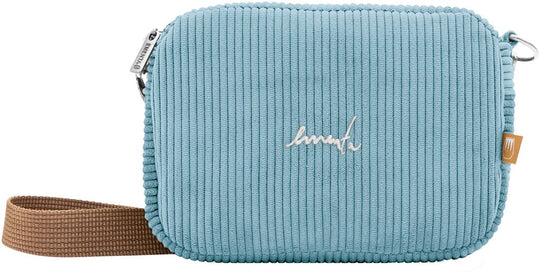  Ementa Sb Fluffy Signature Cord Bag Sky Blue Uomo