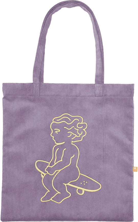  Ementa Sb Baby Cord Tote Bag Lilac Uomo Viola