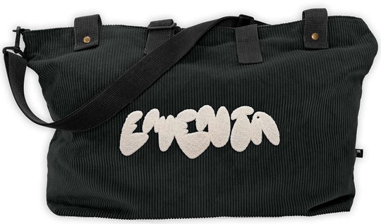  Ementa Sb Borsa Navegante Graffiti Cord Bag Black Uomo Nero
