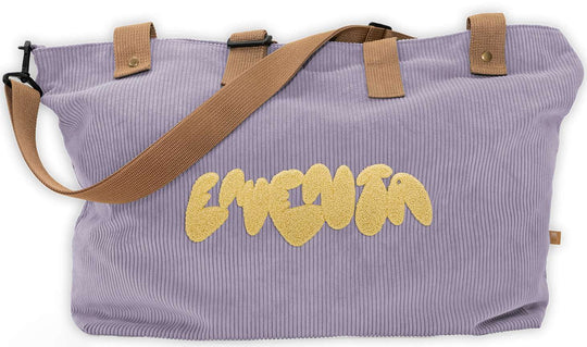  Ementa Sb Borsa Navegante Graffiti Cord Bag Lilac Uomo Viola