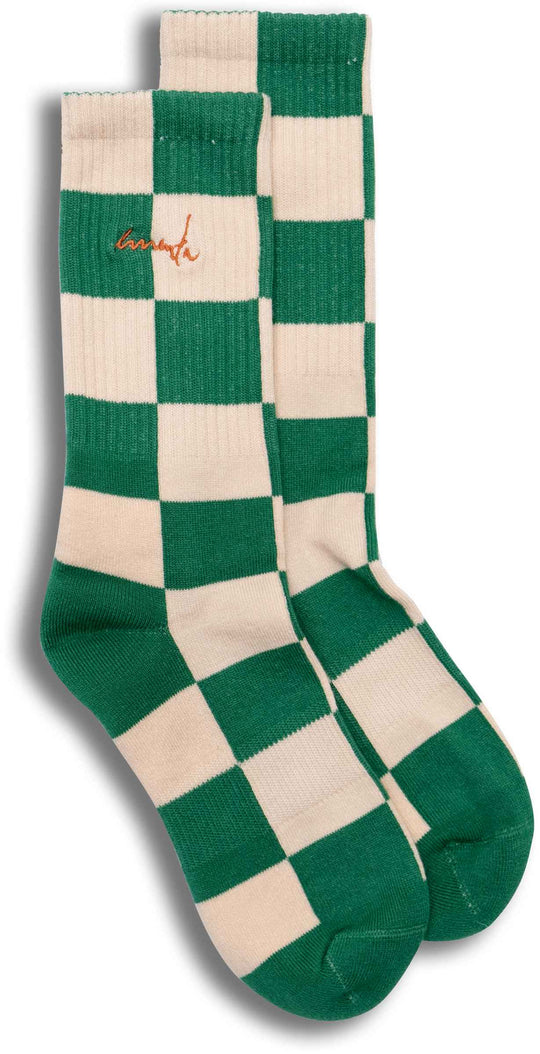  Ementa Sb Calze Chess Socks Green Uomo Verde