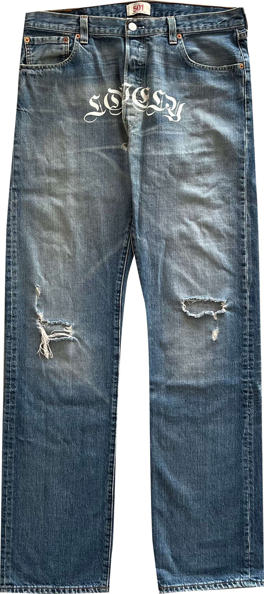  Lovely Death Dreams Jeans Strappi 22 Blue Uomo