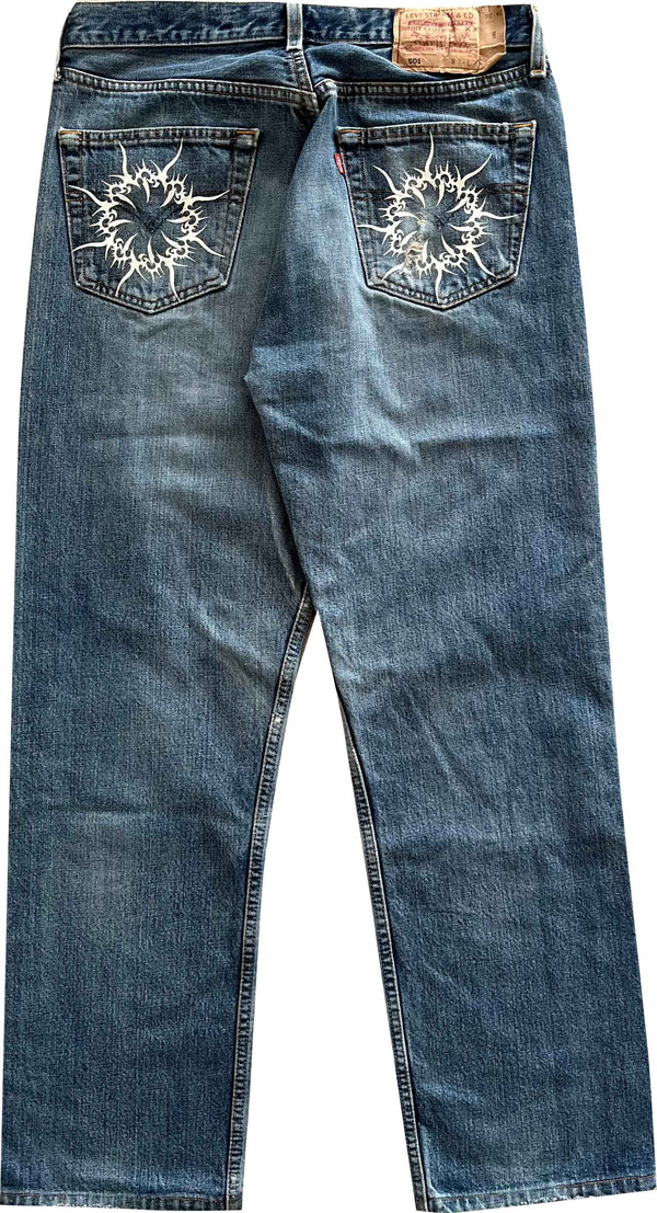 Lovely Death Dreams jeans strappi 23 blue