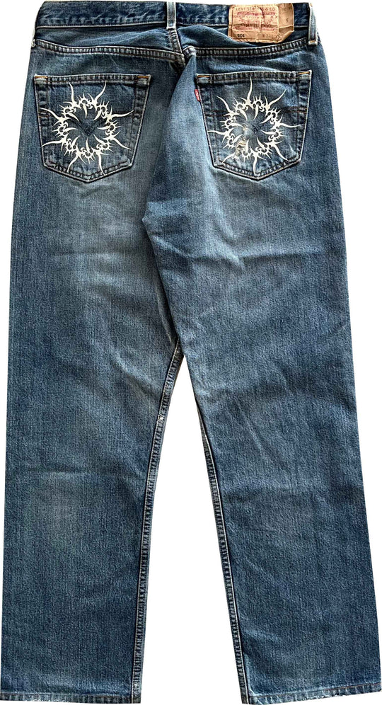  Lovely Death Dreams Jeans Strappi 23 Blue Uomo