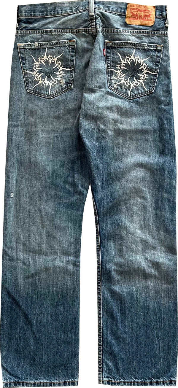 Lovely Death Dreams jeans strappi 24 blue