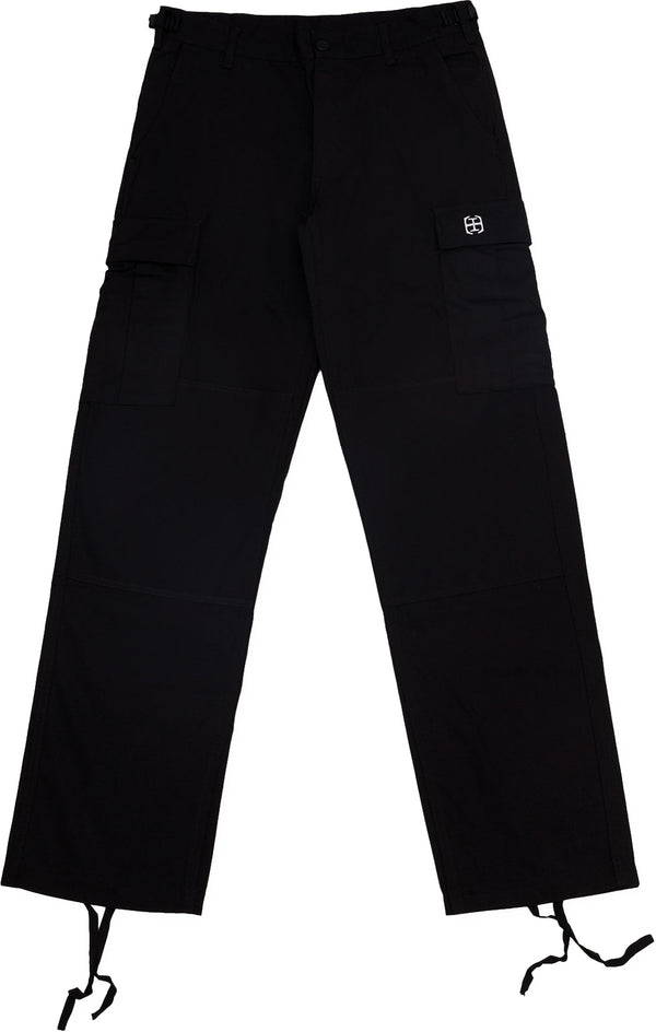 Enten Eller pantalone Logo Embroidered Cargo Pants black