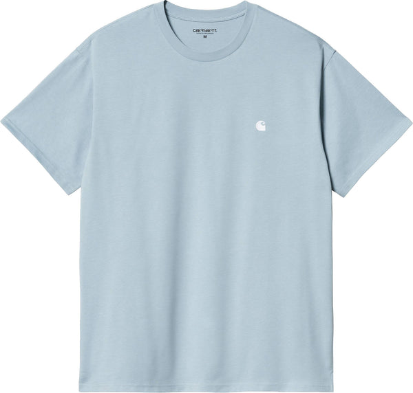 Carhartt Wip t-shirt S/S Madison tee frosted blue white