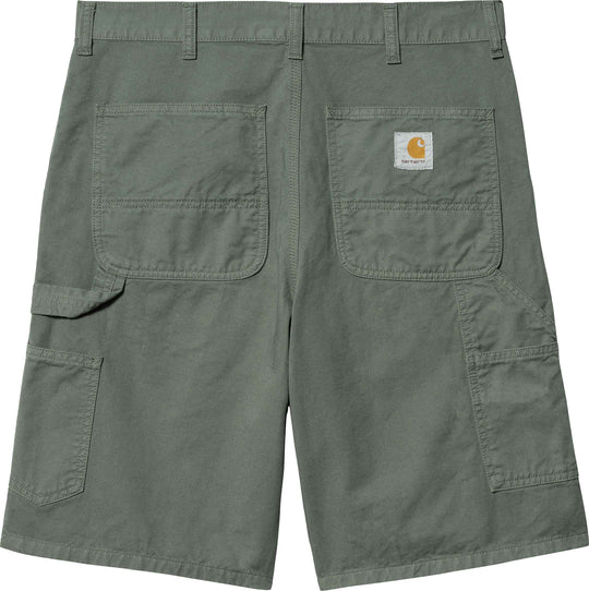  Carhartt Wip Single Knee Short Park Garment Dyed Uomo Verde