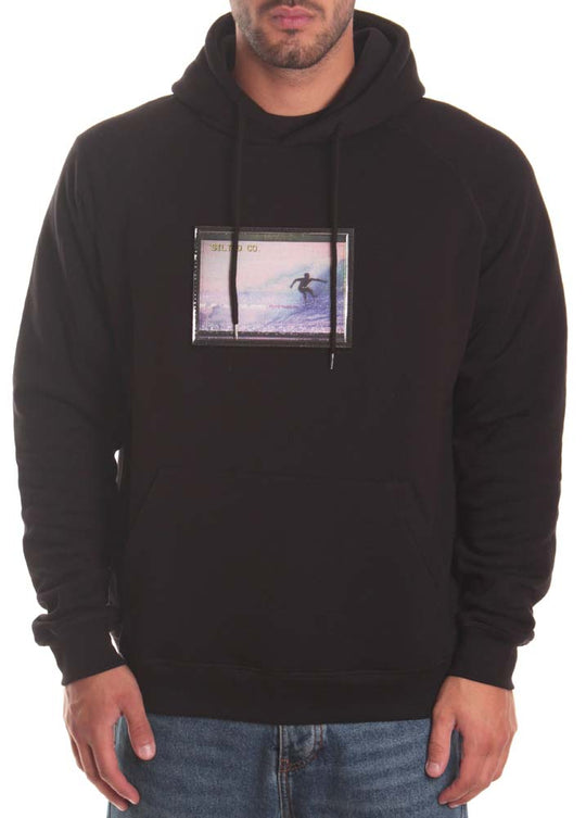  The Silted Company Felpa Premium Hoodie Velcro Black Uomo Nero