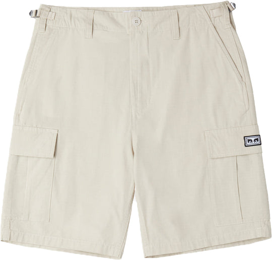  Obey Short Classic Cargo Short Silver Grey Uomo Beige