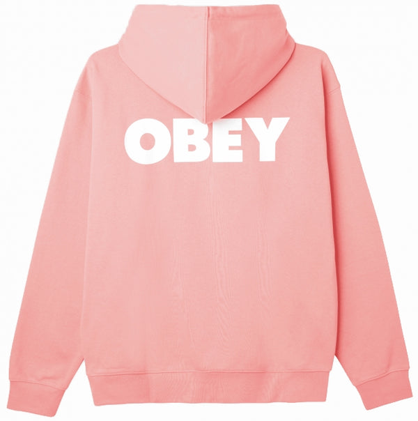 Obey felpa Obey Bold Box Fit Premium Hooded Fleece shell pink