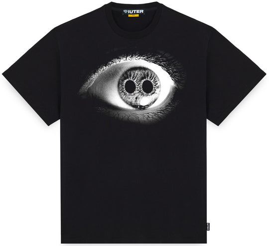 Iuter T-shirt Pupilli Tee Black Uomo Nero