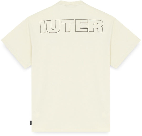  Iuter T-shirt Family Tee Dusty White Uomo Bianco