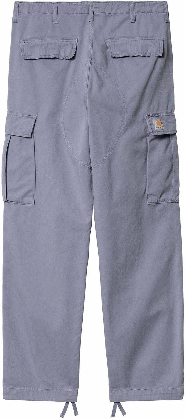 Carhartt Wip pantalone Regular Cargo Pant bay blue garment dyed