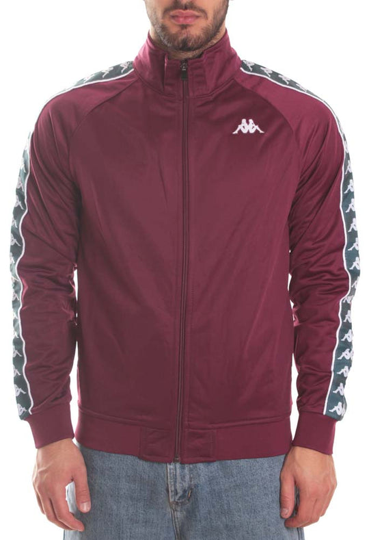  Kappa Track Jacket 222 Banda Anniston Slim Violet Blue Uomo Viola