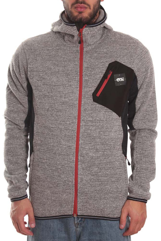  Picture Felpa Marco Jacket Grey Uomo Grigio