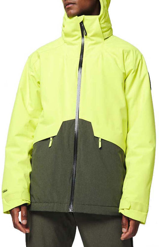  O'neill Giacca Quartzite Ski Jacket Lime Punch Oneill Uomo Giallo