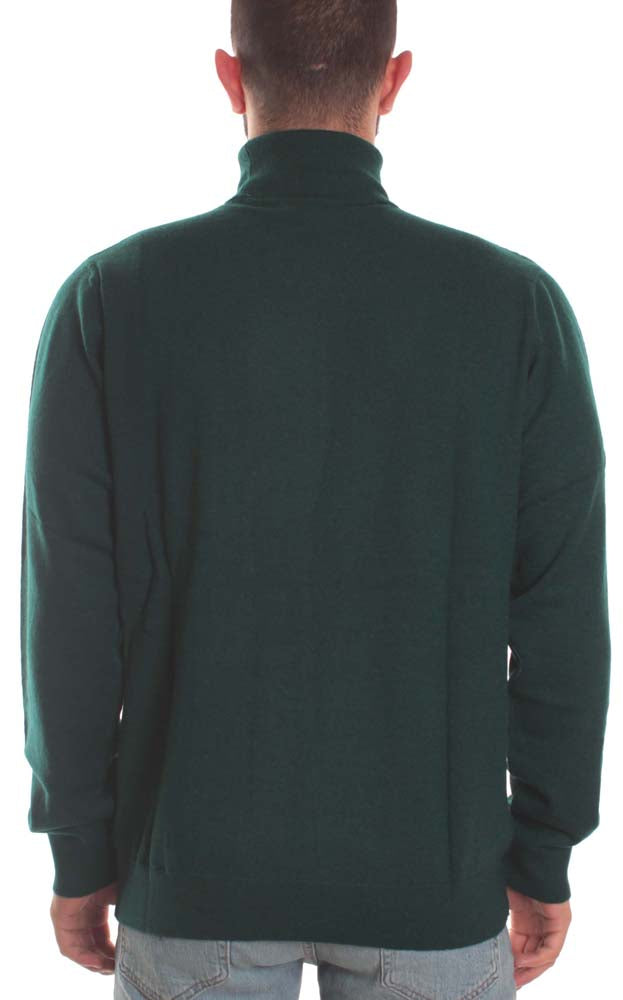  Carhartt Wip Carhartt Maglione Playoff Turtleneck Sweater Dark Fir Verde Uomo - 2