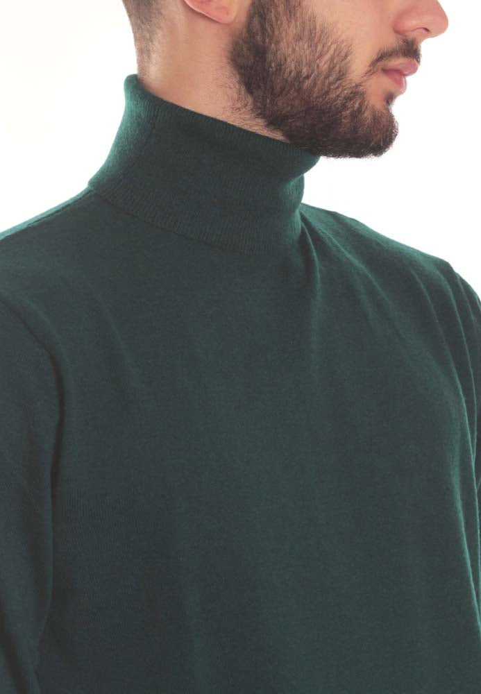  Carhartt Wip Carhartt Maglione Playoff Turtleneck Sweater Dark Fir Verde Uomo - 3