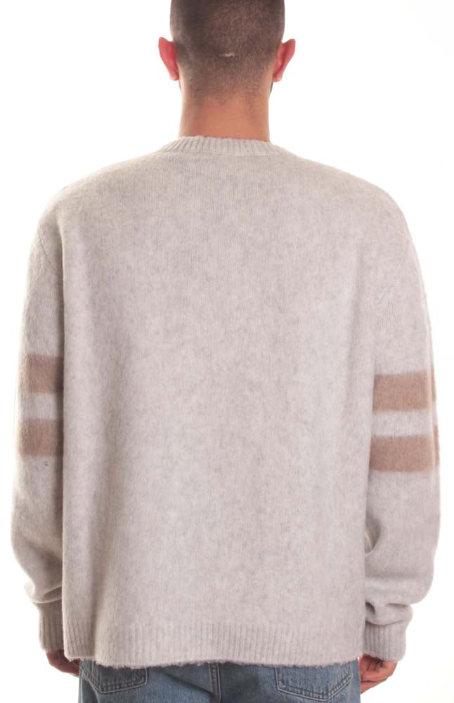  Paura Maglione Cristo Crewneck Sweater Grey Grigio Uomo - 2
