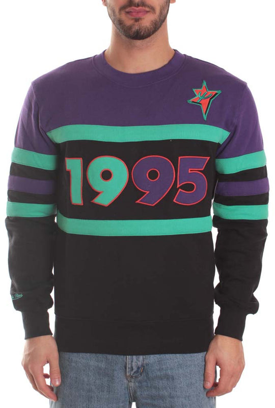  Mitchell & Ness Felpa Head Coach Crew All-star Game 95 Mitchell E Ness Uomo Viola