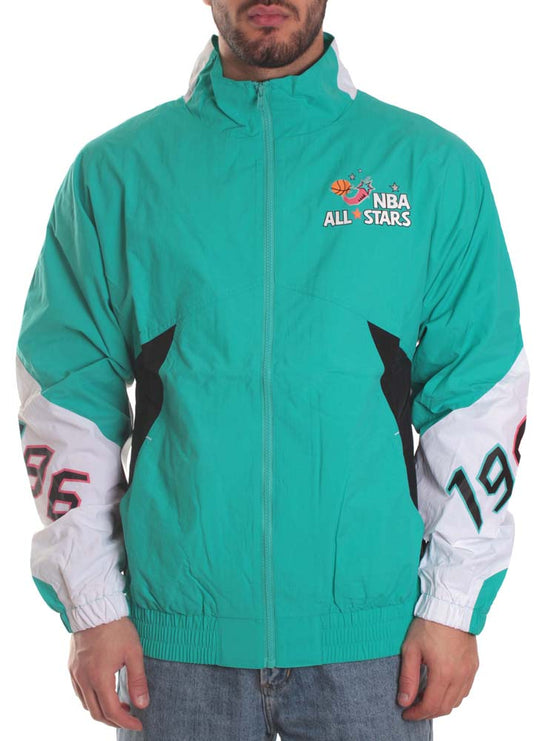  Mitchell & Ness Giacca Midseason Windbreaker 2.0 Nba All-star Weekend 1996 Mitchell E Ness Uomo Blu