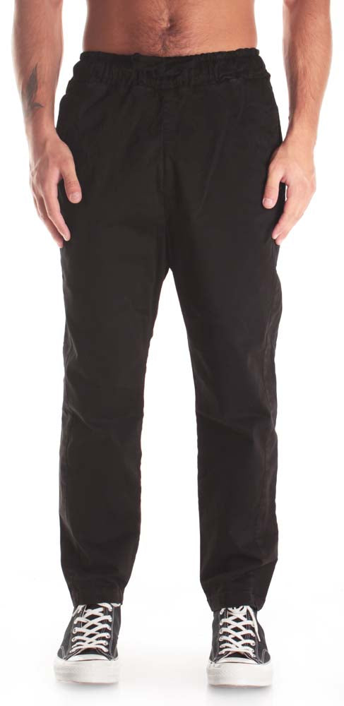  Derriere Pantaloni Loose Fit Coulisse Black Derriere Heritage Uomo Nero