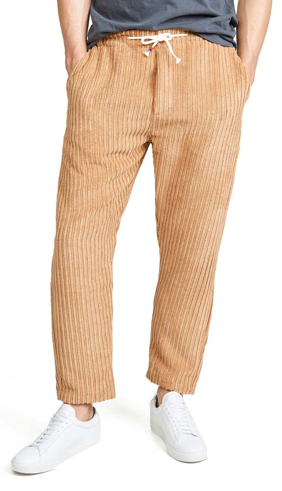 The Silted Company pantaloni Coffin Pant Corduroy camel