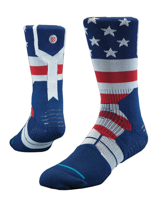  Stance Calzini Fusion Basketball Professional Uomo-union Blu