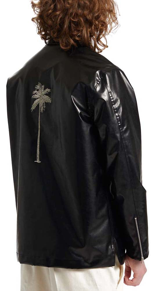  The Silted Company Giacca Sinner Jacket Eco Leather Black Uomo Nero