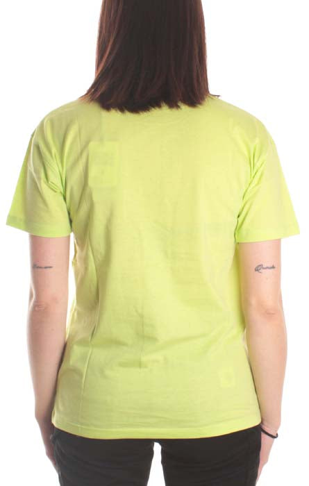  Carhartt Wip Carhartt T-shirt W’ S/s Script Embroidery Lime Black Verde Donna - 2