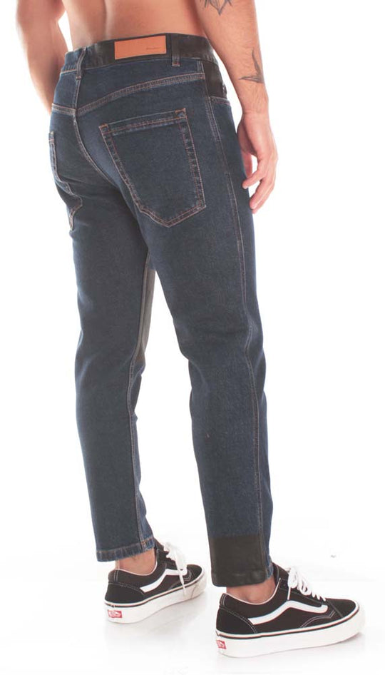  Paura Pantaloni Federick Skinny Denim Dark Blue Uomo
