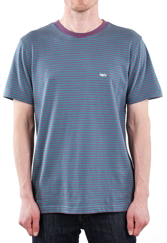  Obey T-shirt Apex Tee Eucalyptus Multi Uomo Fantasia