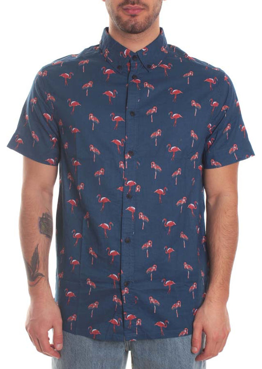  Anerkjendt Camicia Akkian Shirt Sapphire Uomo Blu