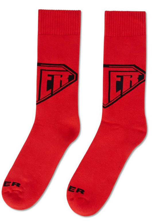  Iuter Calze Logo Socks Red Uomo Rosso