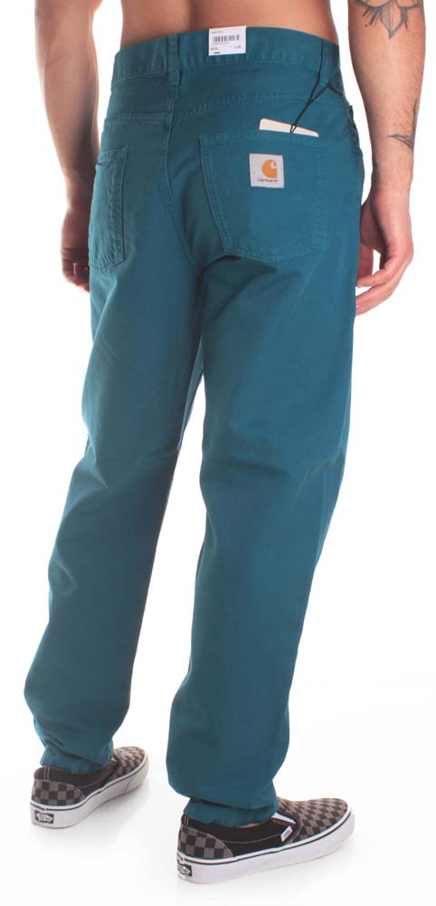  Carhartt Wip Carhartt Pantaloni Newel Pant Moody Blue Uomo - 1