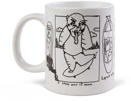  Polar Tazza Doodle Mug Polar Skate Co. Unisex Bianco