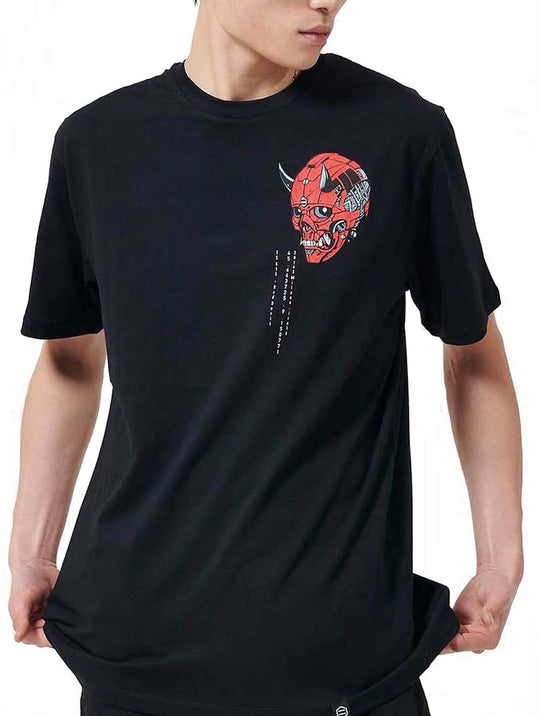  Dolly Noire T-shirt Red Devil Tee Black Uomo Nero