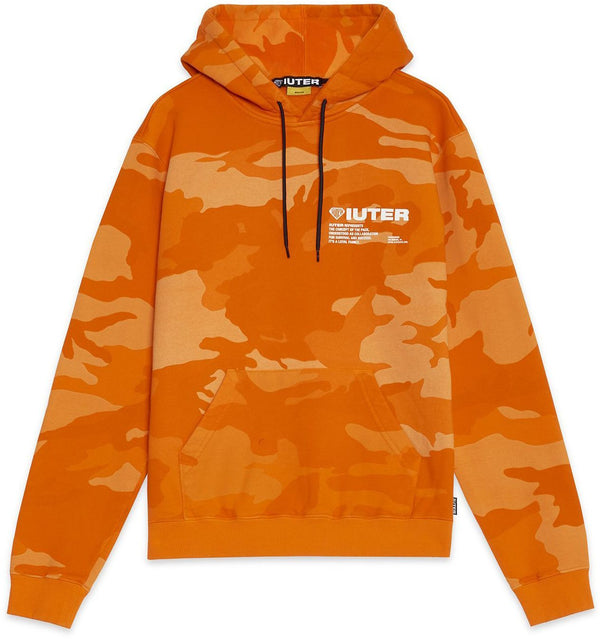 Iuter felpa Camo Hoodie orange