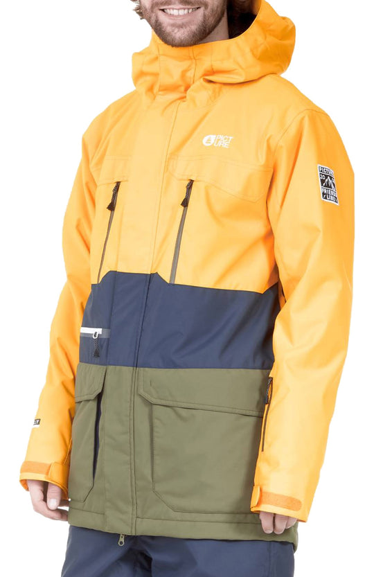  Picture Giacca Pure Jacket Yellow Dark Blue Uomo Giallo