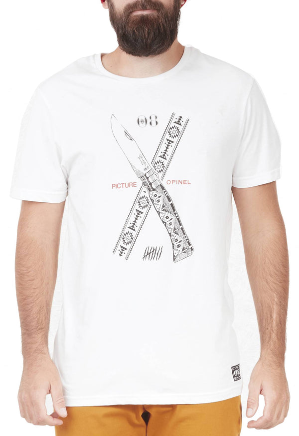 Picture t-shirt Opinel tee white