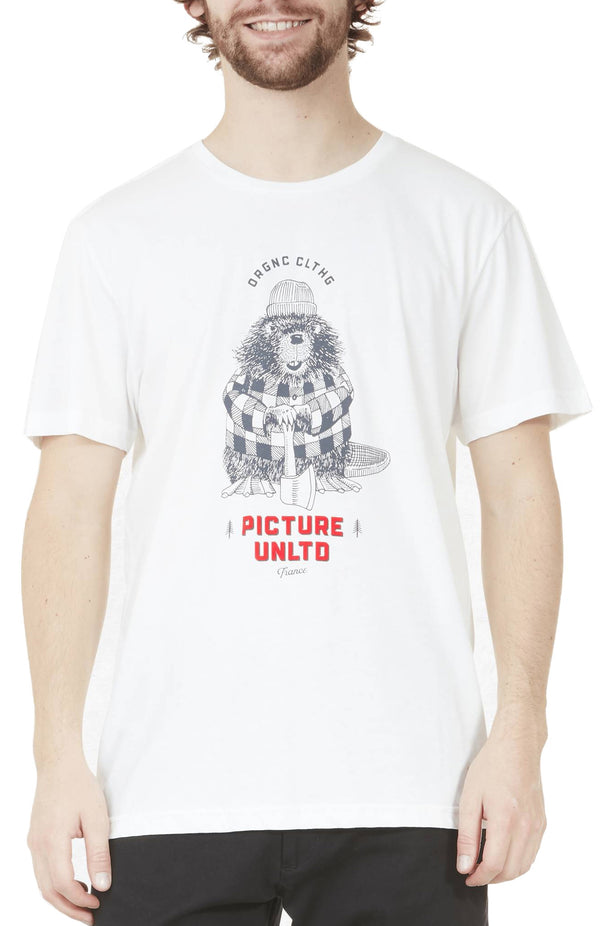 Picture t-shirt Castory tee white